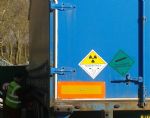 Lorry Delivering Radioactive Material to IGas at Barton Moss